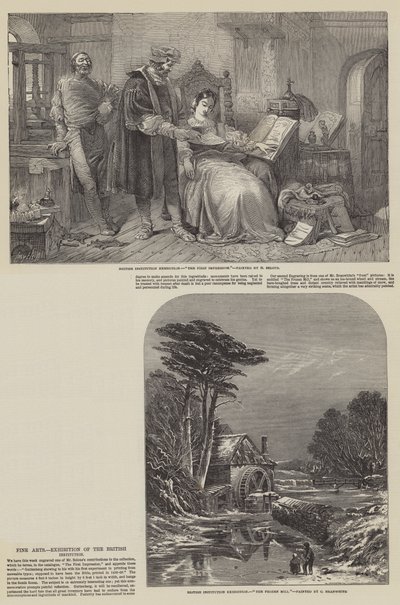 Fine Arts, Exhibition of the British Institution by Henry Courtney Selous